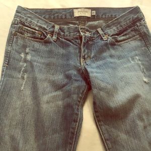 Abercrombie & Fitch destructed skinny jeans size 0